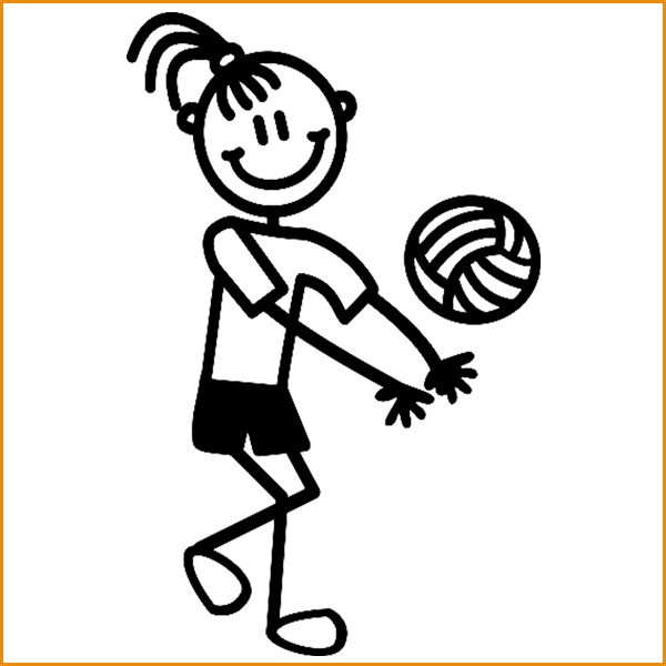 Meisje volleybal