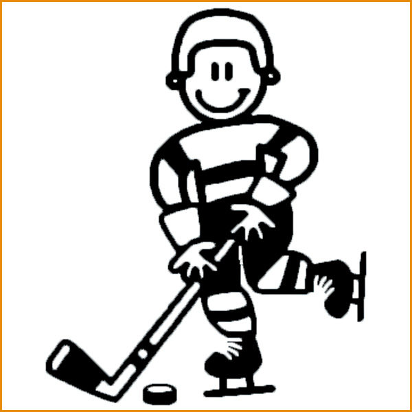 Jongen ijshockey