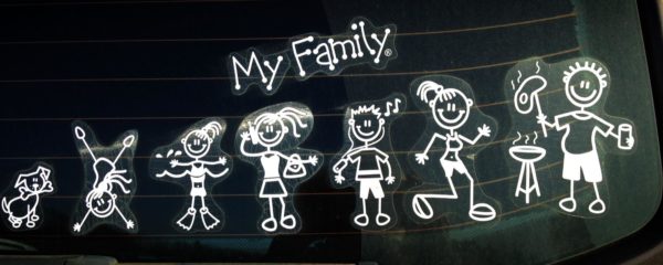 Autostickers The Sticker Family