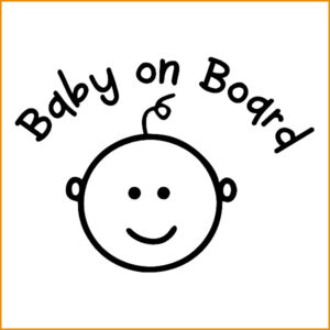 Baby on Board sticker