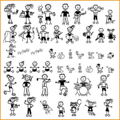 Mini-stickers (150 stuks)