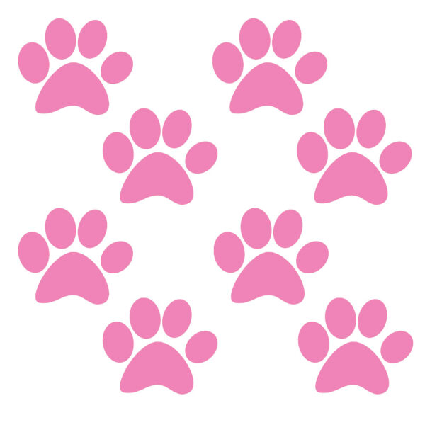 hondenpootjes roze