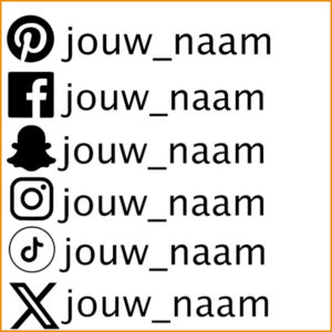 social media stickers