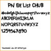 voorbeeld lettertype