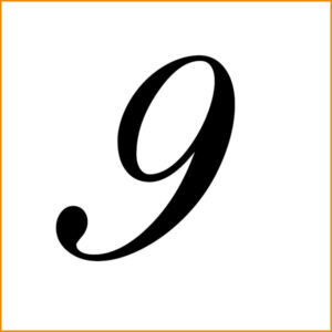 Alternative view of Cijferstickers - klassiek