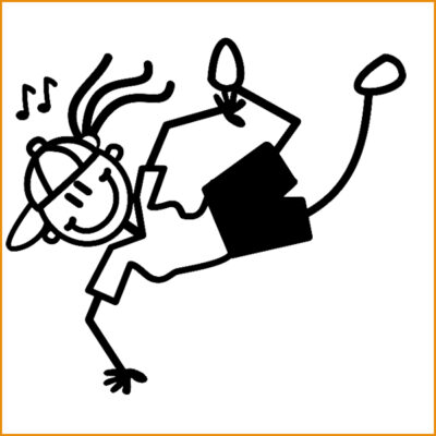 sticker breakdance
