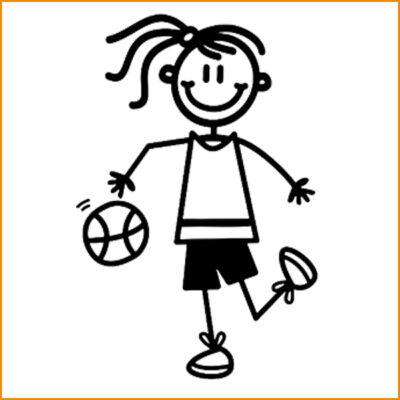 basketbal sticker