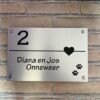 naambordje familiestickers